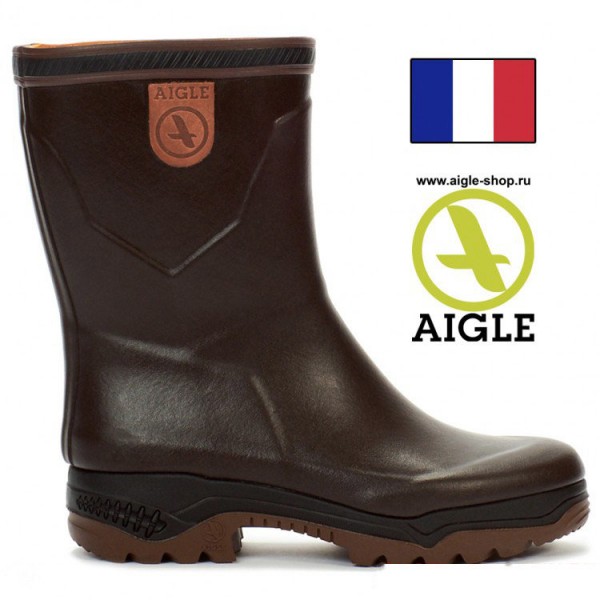 Короткие сапоги с кожей AIGLE Parcours 2 Generation Bottillon Excellence