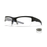 Очки защитные Wiley X WX VALOR Clear/Grey, black frame, CHVAL07