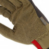 Прочные перчатки с сенсорными вставками MECHANIX Work FastFit Brown