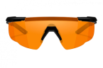 Очки защитные Wiley X Saber Advaced (Frame: Matte Black, Lens: Clear + Grey + Rust), 308