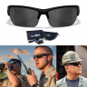 Баллистические очки для тактической стрельбы Wiley X Valor Matte Black (Grey)