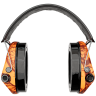 Наушники активные MSA Sordin Supreme Pro-X with LED Blaze (оранжевые/черная кожа), 75302-X-09