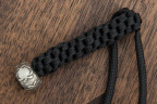 Темляк SPYDERCO Bead Round + Lanyard black