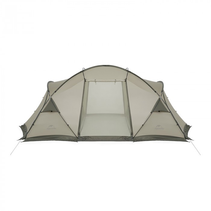 Палатка NATUREHIKE Shandi, 2 спальни+1 комната, серая