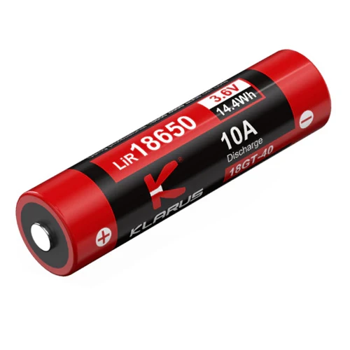 Аккумулятор KLARUS 18650 3,6V, 4000mAh, Micro-USB