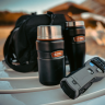 Термос для еды THERMOS SK3020RCMB 0,71л, нерж.сталь, ложка, черный, 375810