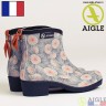 Женские короткие сапоги из каучука AIGLE Miss Juliette Bottillon Print
