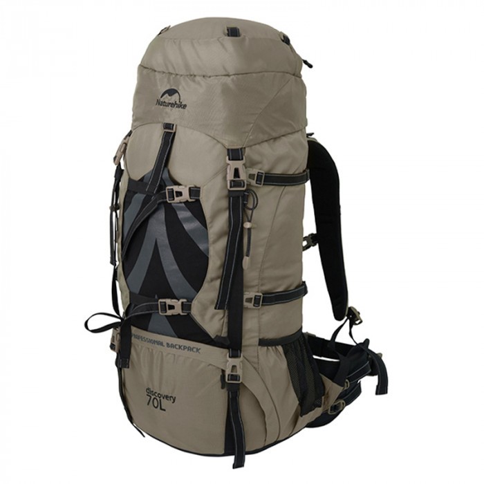 Рюкзак туристический NATUREHIKE Tanfeng Brown (70+5 литров)