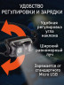 Компактный легкий налобный фонарь для бега PETZL Bindi Black (200 люмен)
